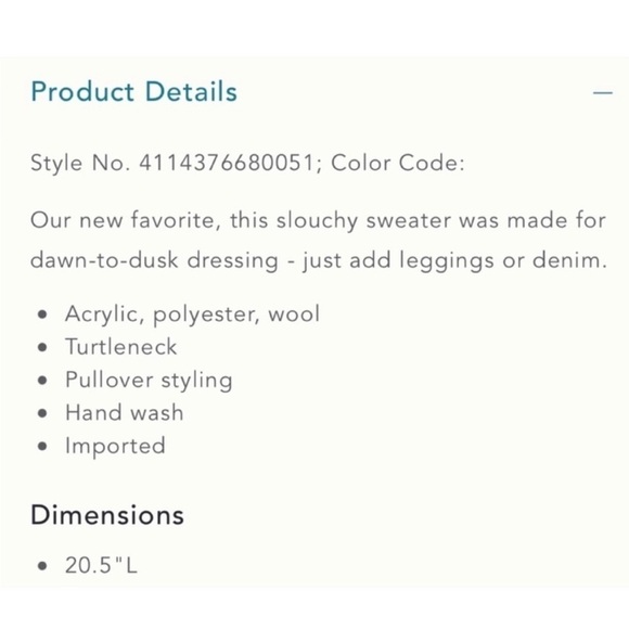 Anthropologie Ginny Oversized Houndstooth Sweater Turtleneck Cowl Neck Cropped - Picture 9 of 14